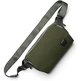 Bellroy Classic Sling (everyday 3 liter minimalist crossbody bag with internal organization, adjustable crossbody strap, and auto-compression system) - Olive