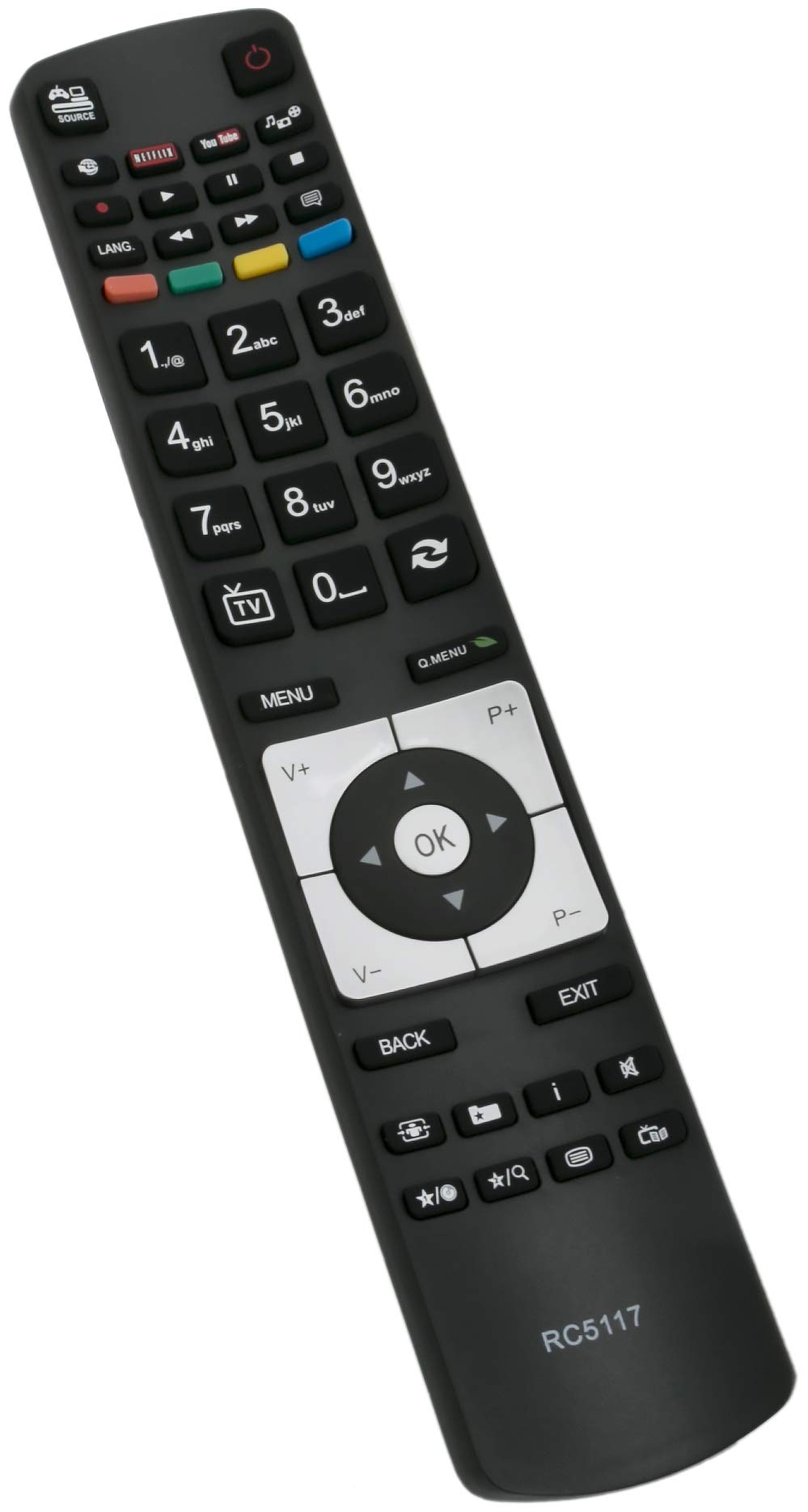 ALLIMITY RC5117 Remote Control Replace for Hitachi 32HYJ46U 50HYT62U