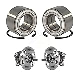 Front Rear Wheel Bearing And Hub Assembly Kit For