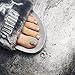 24pcs Summer Simple Dyeing Grey Marble False Toe Nail