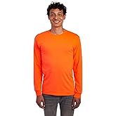 Jerzees Mens Dri-Power Cotton Blend Long Sleeve Tees, Moisture Wicking, Odor Protection, UPF 30+, Sizes S-3x