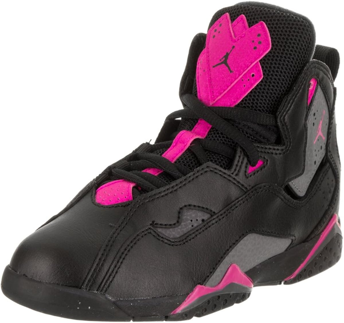 jordan true flight pink and black