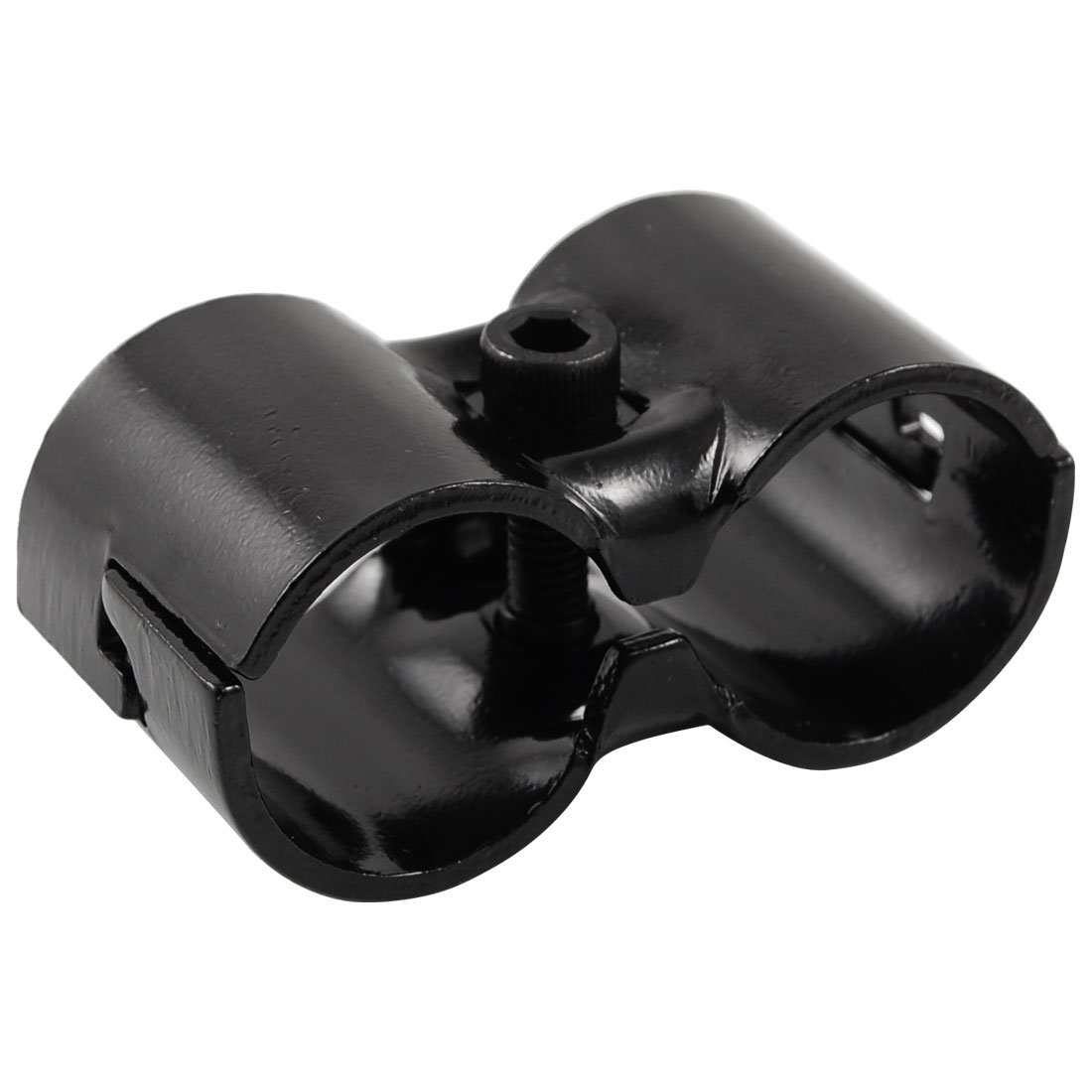 Sourcingmap 29mm Hole Dia Double Port Pipe Clamp Clip Lean Tube Connector