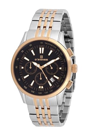 BLACK DIAL CHRONOGRAPH GENTS WATCH-375TM_BLK