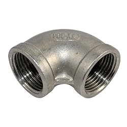 1" NPT Female Stainless Steel 304 90 Degree Elbow