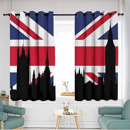Amazon Com Beihai1sun Curtains For Bedroom Union Jack