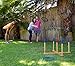 Yard Games Giant Ring Toss with Soft-Touch Tossing Rings and Finished Wood Target