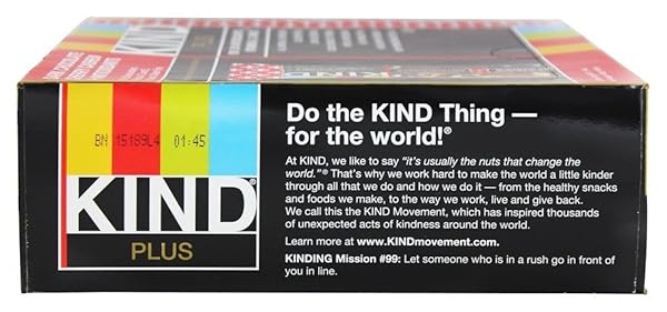 KIND PLUS DARK CHOCOLATE CHERRY CASHEW, 16.8 OZ (PACK OF 12)