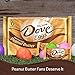 DOVE Easter Peanut Butter & Milk Chocolate Singles Size Candy Eggs 1-Ounce Bar 6-Count Pack