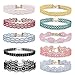 MILAKOO 4-8 Pcs Choker Necklaces Women Girls Black Velvet Tattoo Collar Lace Choker Adjustable