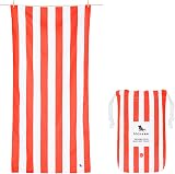 Dock & Bay Beach Towel Cabana Waikiki Coral Red Extra Large 200x90cm