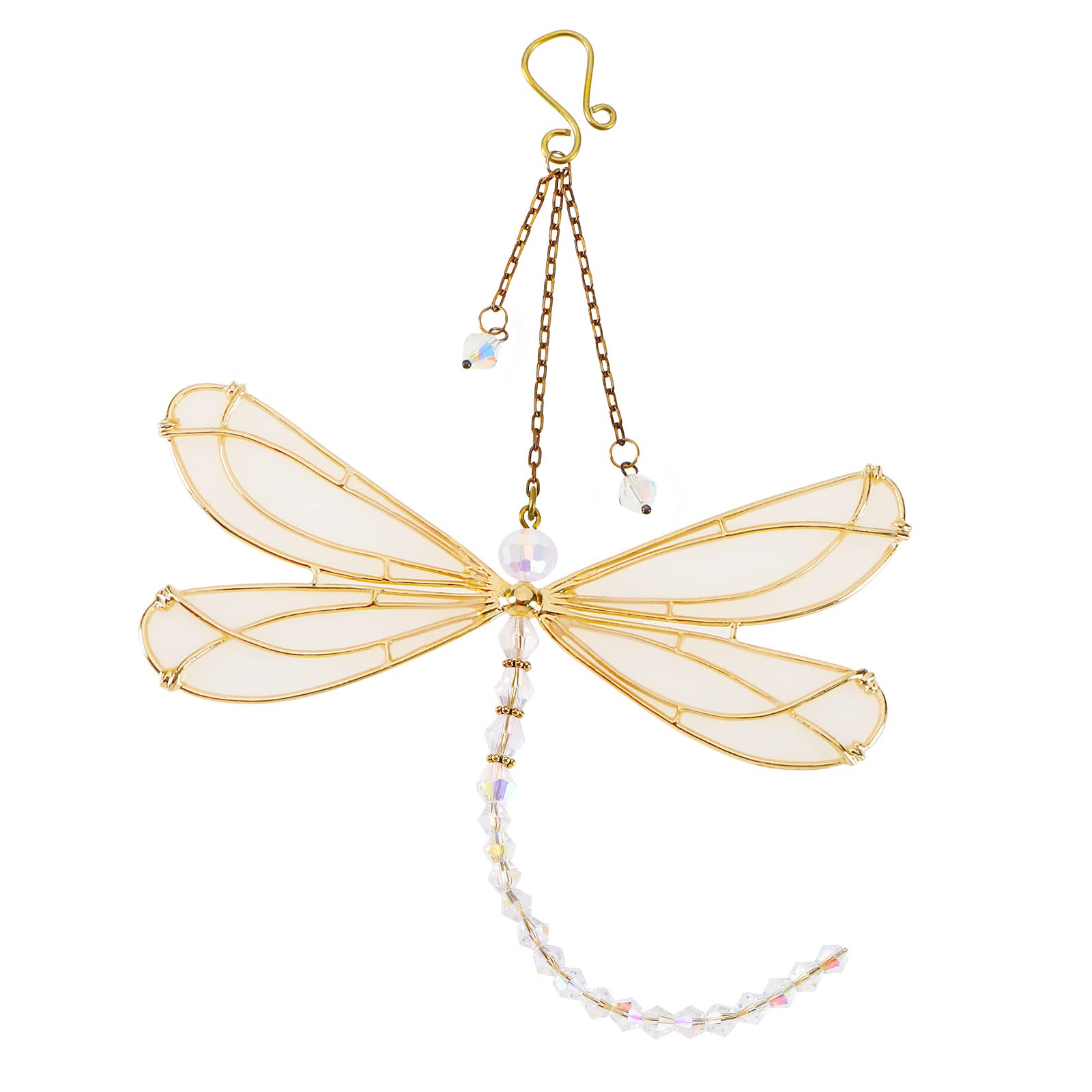 ECSiNG Dragonfly Sun Catcher Hanging Window Sun Catchers Creative Animals Sun Catcher Window Hangings Accessories for Windows Garden Home Office Style A