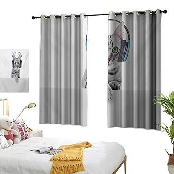 Amazon Com Rupperttextile Simple Curtain Cute Funny Short Hair
