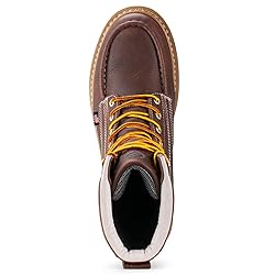SUREWAY Mens 8 in Wedge Moc Soft/Steel Toe Work