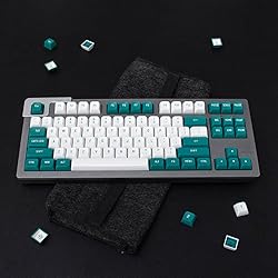 Mintcaps Dark Green White Keycaps Set 150 Keys MSA