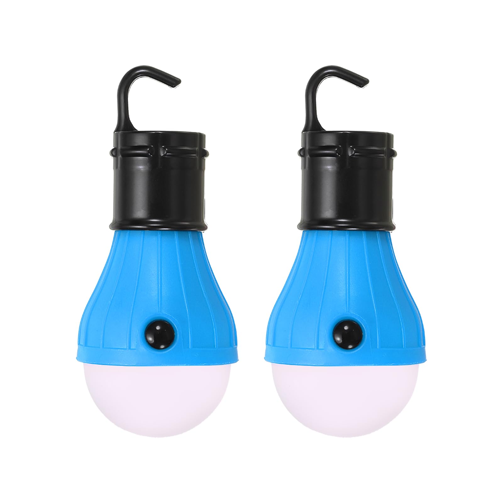 PATIKIL Tent Lantern, 2 Pack Portable Camping Light LED Camping Lantern for Backpacking Camping Hiking, 4.72" x 2.05", Blue