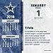Dallas Cowboys 2018 Desk Calendar