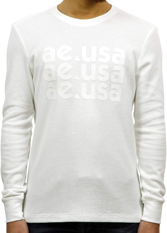 Amazon アメリカンイーグル American Eagle 正規品 メンズ サーマル クルーネック長袖ｔシャツ ロンｔ Ae Beyond Soft Thermal 1175 3855 並行輸入品 並行輸入品 Tシャツ カットソー 通販
