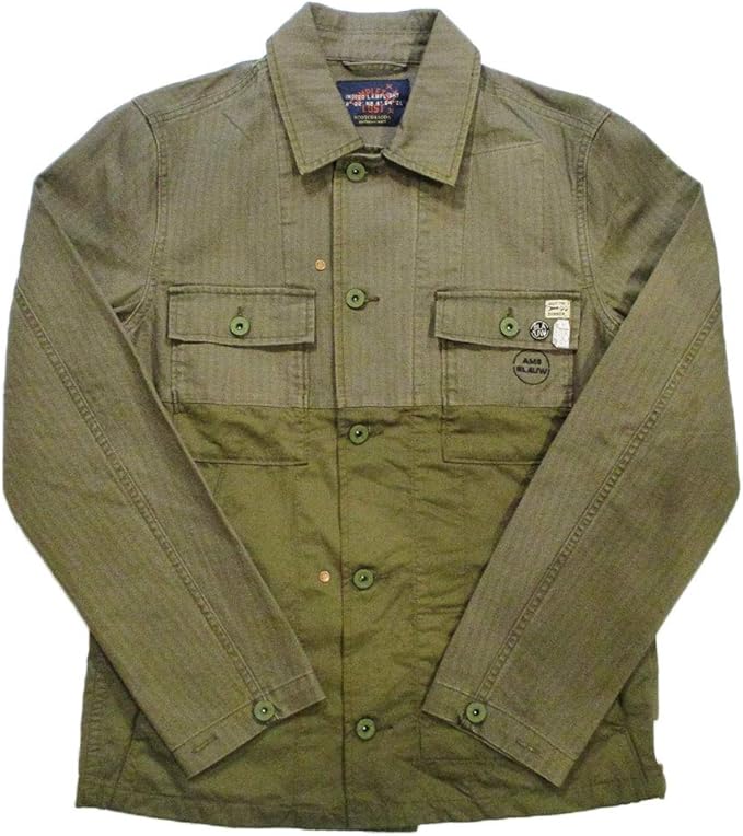 Amazon スコッチアンドソーダ ミリタリーシャツジャケット メンズ カーキ Sサイズ サングラス 通販