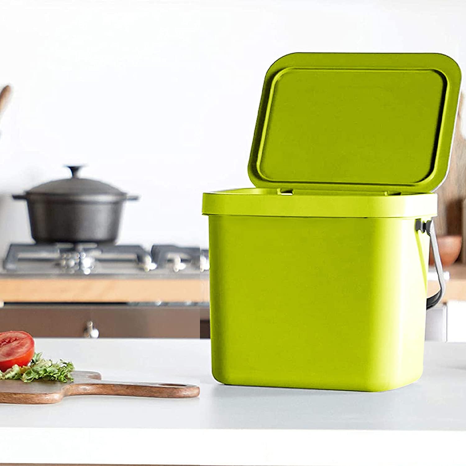 Countertop Compost Bin, LALASTAR Compost Bin Indoor Kitchen Sealed