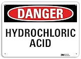 SmartSign “Danger - Hydrochloric Acid” Sign