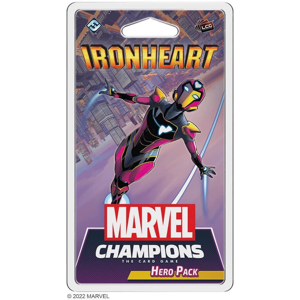 Fantasy Flight Games Marvel Champions Hero Pack Ironheart - Card Game Expansion Pack - English Version - Ages 14+ - 1-4 Players - 45-90 Minutes Playing Time
