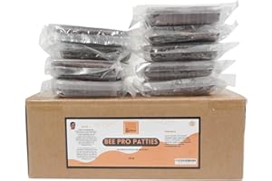 The Magnificent Bee - Bee Food Pro Patties, 10 Lbs, High Protein Pollen Substitute Patties with Vitamins, Antioxidants and Trace Mineral | USA Brand