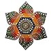 Decorative Plaques - Multi Design Wooden Rangoli for Diwali or Christmas Decoration - 7 Piece Wall, Floor or Table Decoration