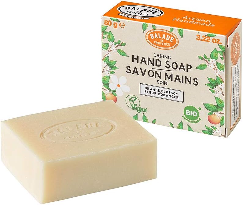 Balade en Provence Organic Caring Hand Soap Bar | Orange Blossom Scent | 80g