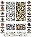 9PCS Headwear, Headband Scarf Bandanna Headwrap Mask Neckwarmer & More 12-in-1 Multifunctional Stretchable Sport & Casual (9PC.Camouflage New Series.2)