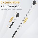 VOMEP Telescoping Back Scratcher 5 Detachable Heads Gift for Men view 3