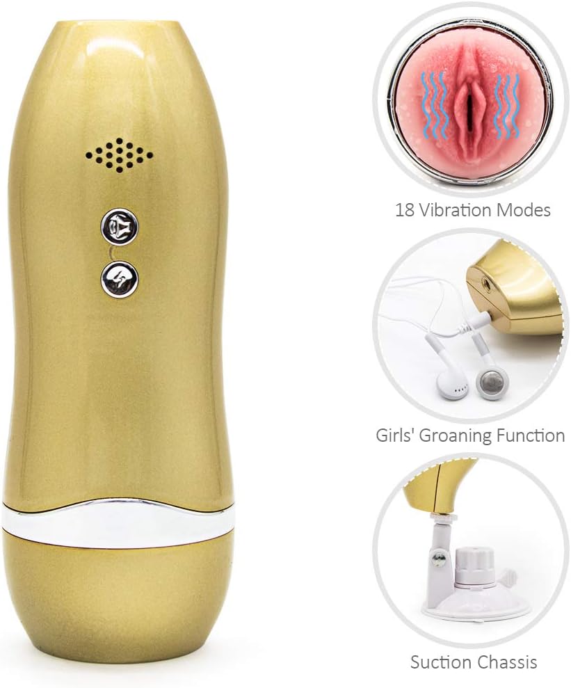 USB Rechargeable Automatic Piston Telescopic Rotation Handsfree 5 Modes 10 Speeds Sleeve Stroker Men Oral S(exy Toy for Male, Electric Sexy Underwear Device for Men