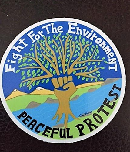 Fight For The Environment Sticker, Climate Change Sticker