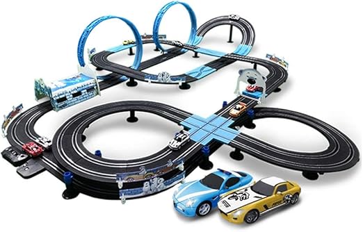 electric car track toy