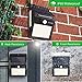Solar Motion Sensor Light IDESION 100 LED Outdoor 3 Modes 270°Wide Angle Waterproof Solar Powered Security Night Light for Garden Fence Deck Patio Garage Yard 2 Pack
