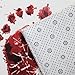 YJ.GWL Halloween Blood Doormat Welcome Door Mat Rug Indoor/Outdoor Mats Decoration Rug for Home/Bedroom(White)