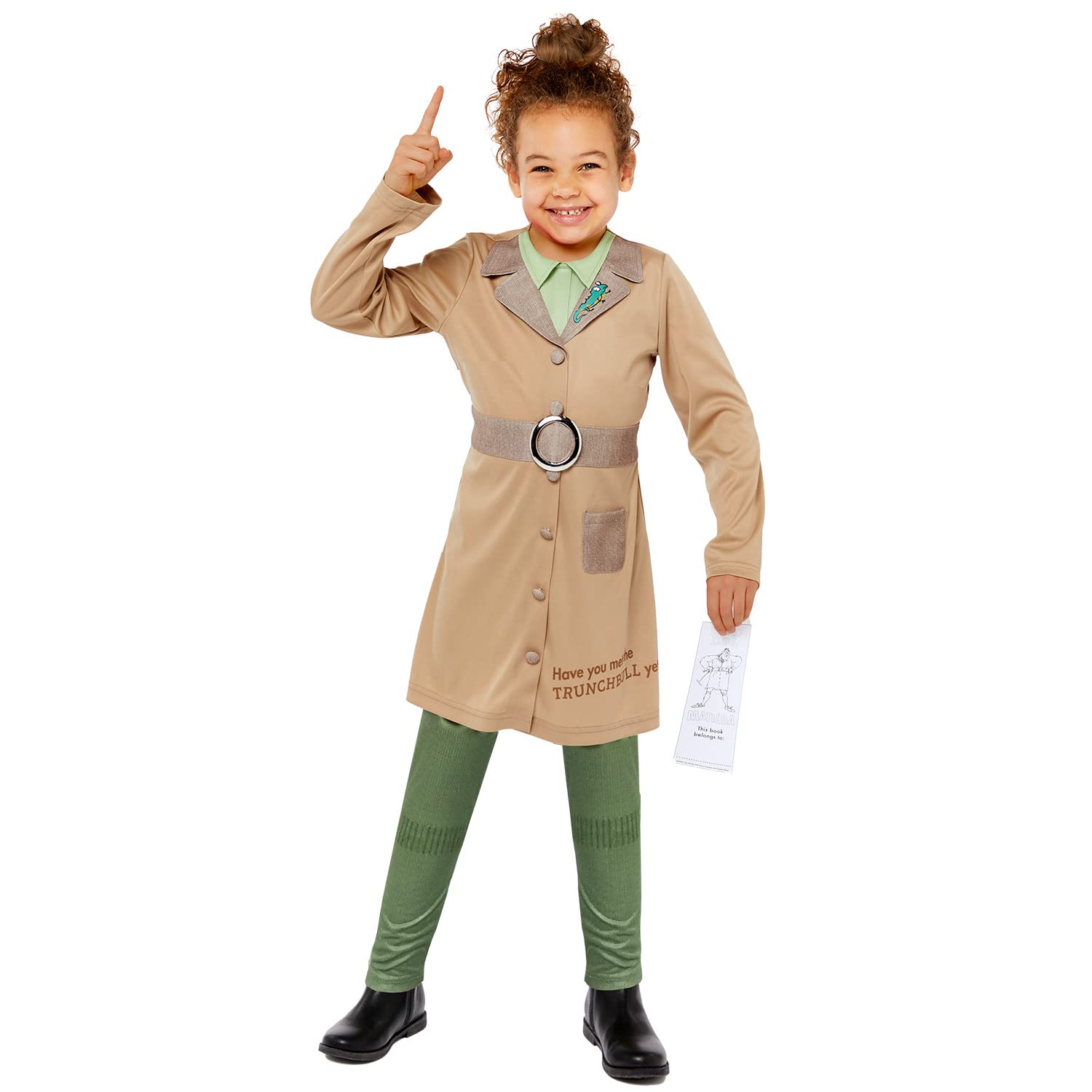 amscan 9916168 - Kids Official Roald Dahl Miss Trunchbull Girls World Book Day Costume Age: 4-6 Yrs