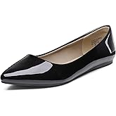 DREAM PAIRS Women's Dress Pointed Toe Flats Ballet Comfort Soft Slip On Casual Flat Shoes for Work Office Business