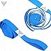 Forbidden Road Stretch Strap 10 Loops Yoga Strap for Physical Therapy (Blue)