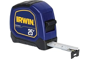 IRWIN Bi-Material Tape Measure, 25-ft Imperial (IWHT36345)