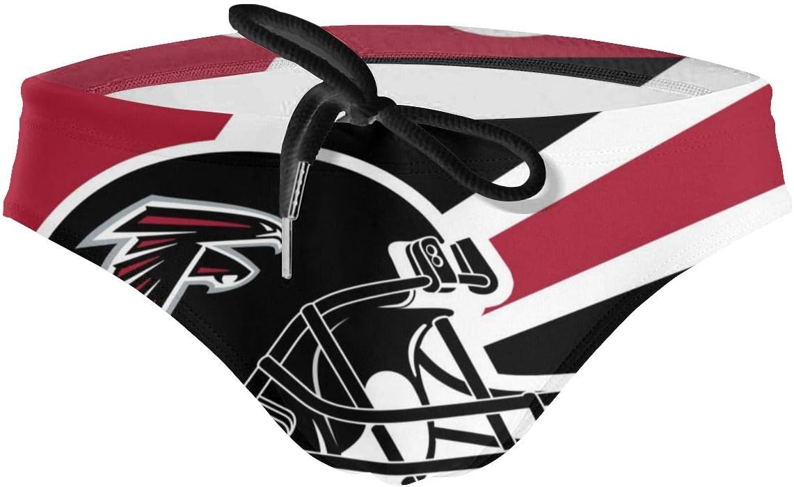 Jacoci Arizona Cardinals Drawstring Sports Swimwear Shorts Swimming Trunks Briefs for Men Surf