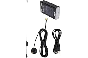 YobiLife RTL-SDR USB Tuner Receiver with RTL2832U and R820T2 Chipset Covering 100KHz to 1.7GHz HF VHF UHF Bands with Aluminum