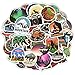 Vinyl Wilderness Nature Stickers Outdoors Adventure Stickers Pack 50 Pcs Hiking Camping Travel Decals for Car Bumper Helmet Luggage Laptop Water Bottle