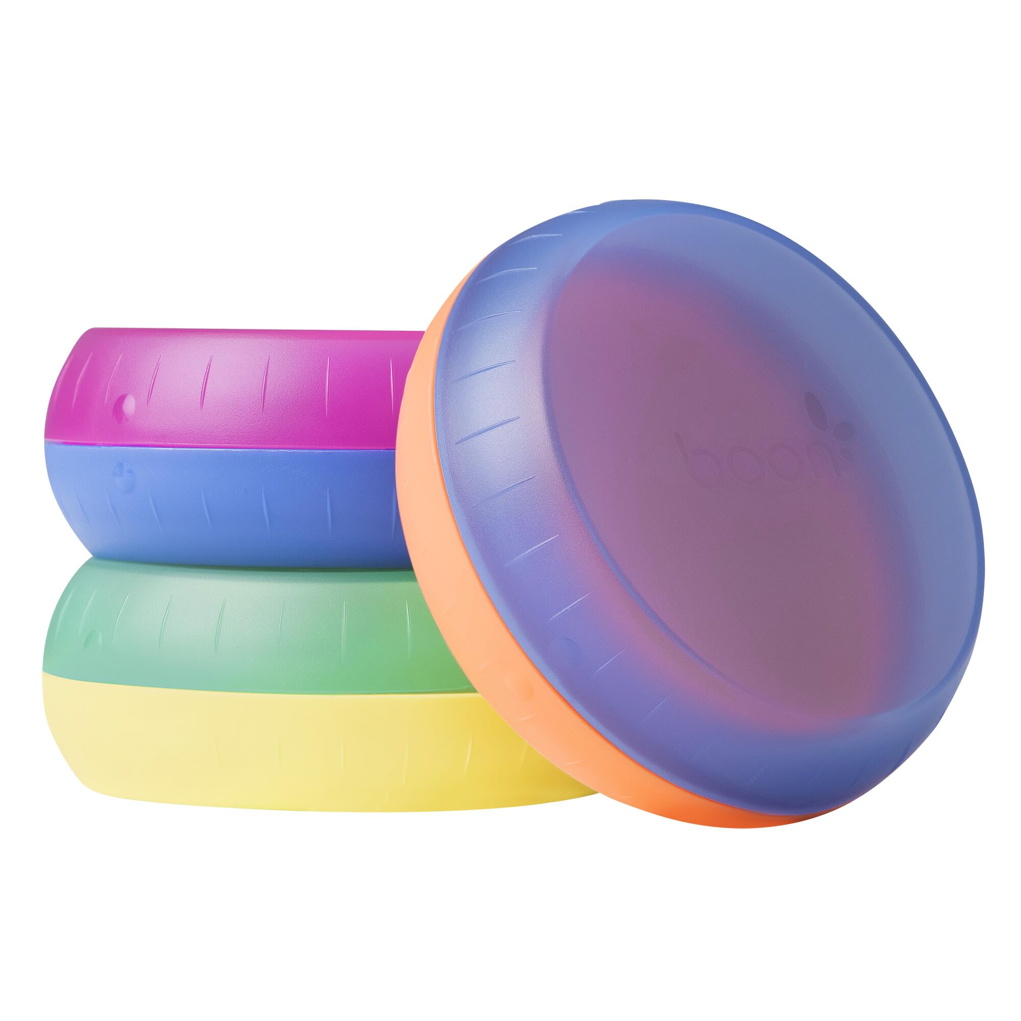 Photo 1 of Boon Nursh Storage Buns for Baby Feeding Essentials - Baby Bottle Organizer and Storage - Holds Nursh Bottle Pouches, Nipples, and Pacifiers - Baby Bottle-Feeding Supplies - Color Block - 3 Count