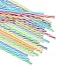 Senfhome Reusable Plastic Straws, 25 Pieces 9Inch L x 8mm W, Colorful Thick Replacement Drinking Straws for 30 oz & 20 oz Yeti, RTIC, Mason Jar, Starbucks with Cleaning Brush. (color 1)