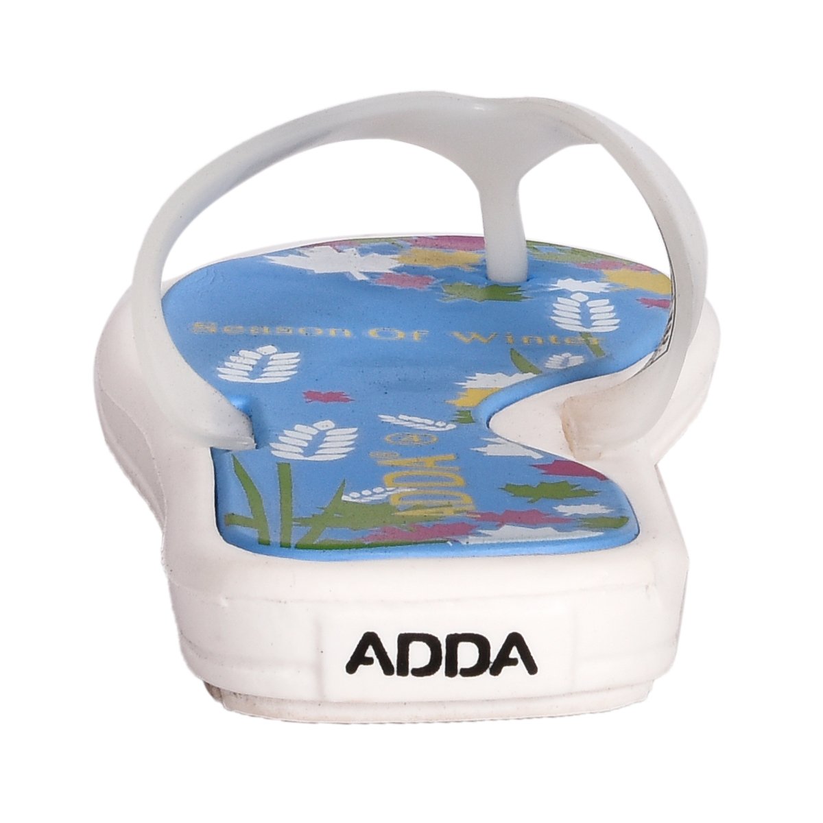 adda women's rubber bathroom slippers (blue)