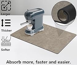 Coffee Maker Mat Accessories for Countertop