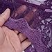 YiZYiF Men's Floral Lace Criss-Crossing Back Briefs Sissy Pouch Mooning Panties Purple Medium(Waist 26.0-40.0