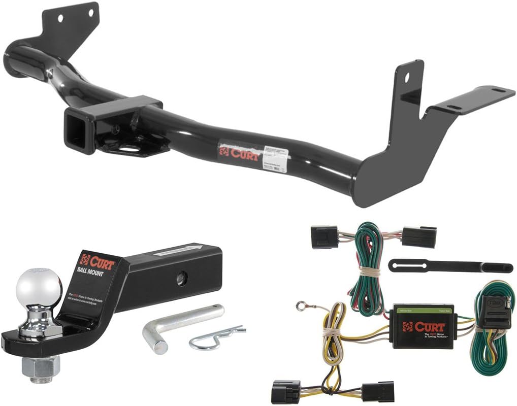 CURT Class 3 Hitch Tow Package with 2" Ball for Isuzu Rodeo