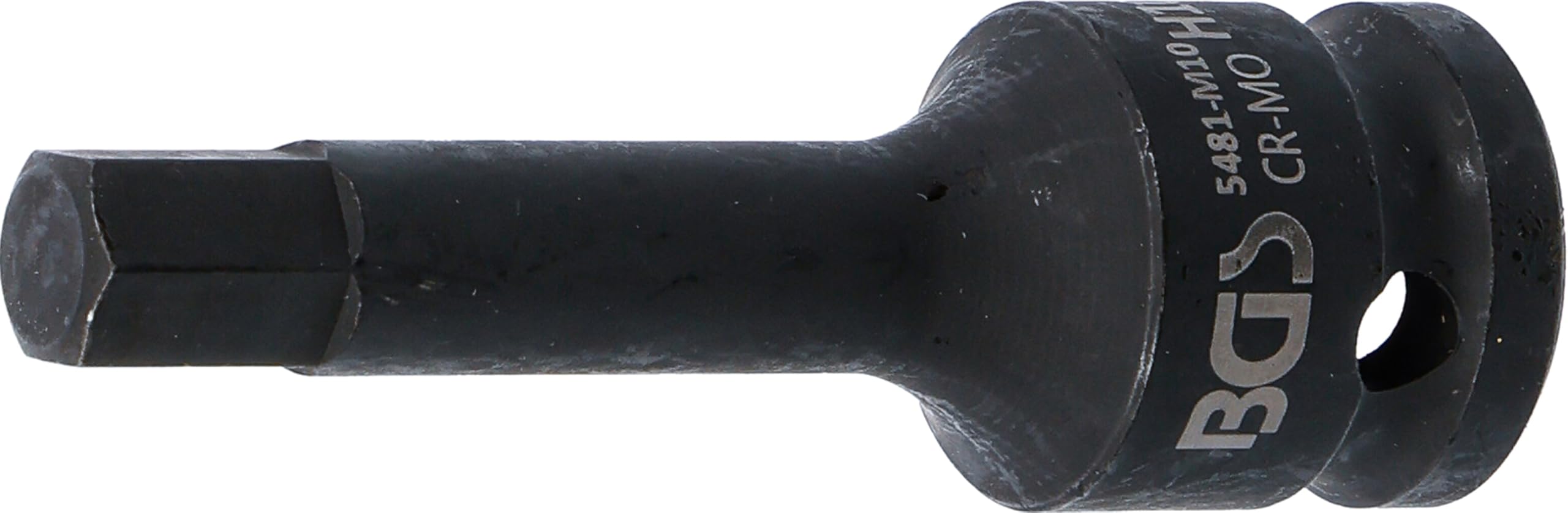 BGS 5481-M10 | Impact Bit Socket | length 75 mm | 12.5 mm (1/2") Drive | internal Hexagon 10 mm
